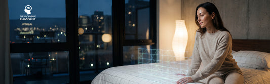 Grounding sheet reducing induced body voltage from ambient EMFs indoors