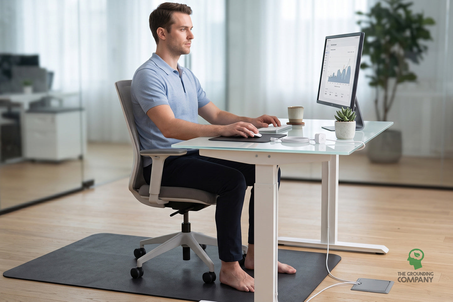 Grounding Desk & Mouse Mat Set