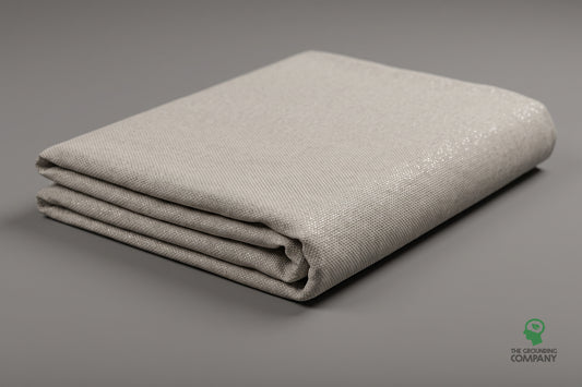 High-Silver Grounding Half Sheet folded on a plain background