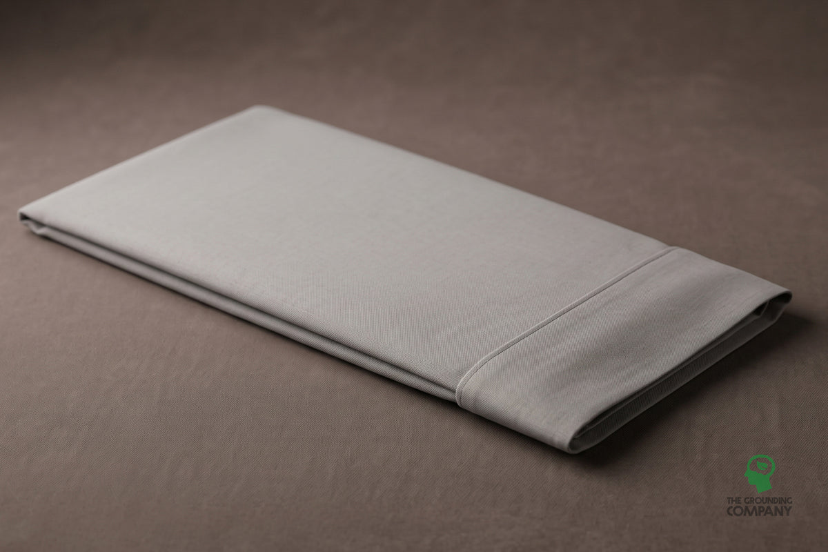 Folded pillowcase showing its envelope-style opening